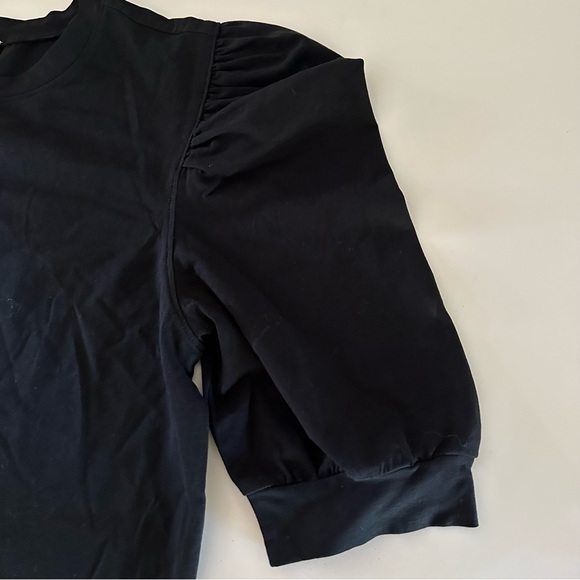 The Drop Mariko Puff Sleeve Jersey Top Blouse Shirt - Picture 4 of 8